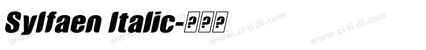 Sylfaen Italic字体转换 Sylfaen Italic字体转换